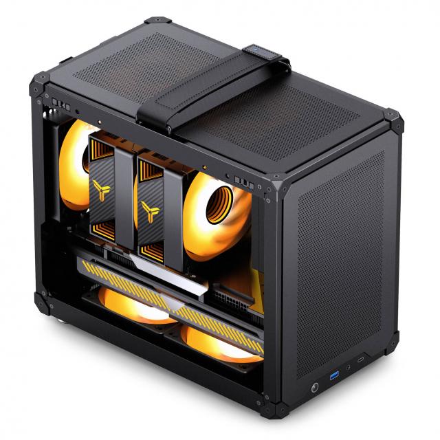 Кутия Jonsbo C6 MAX Micro-ATX - Black 