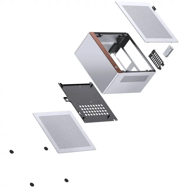 Case Jonsbo NV10 Mini ITX - Silver 