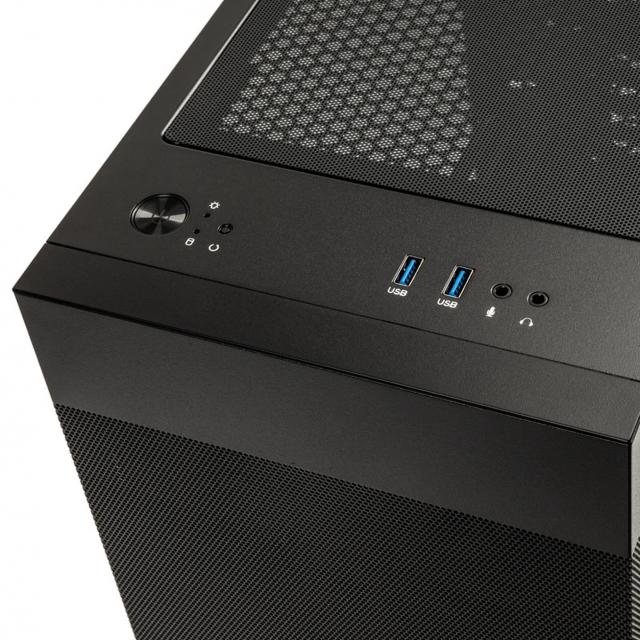 Case Lian-Li LANCOOL 205M Mesh Black, Micro-Tower 