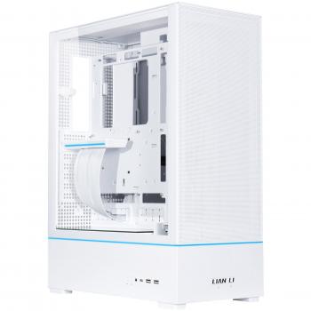 Case Lian-Li SUP01W Mid-Tower, Tempered Glass, White