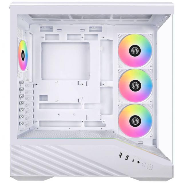 Кутия Lian Li Vector V100 ARGB Mid-Tower, Tempered Glass - White 