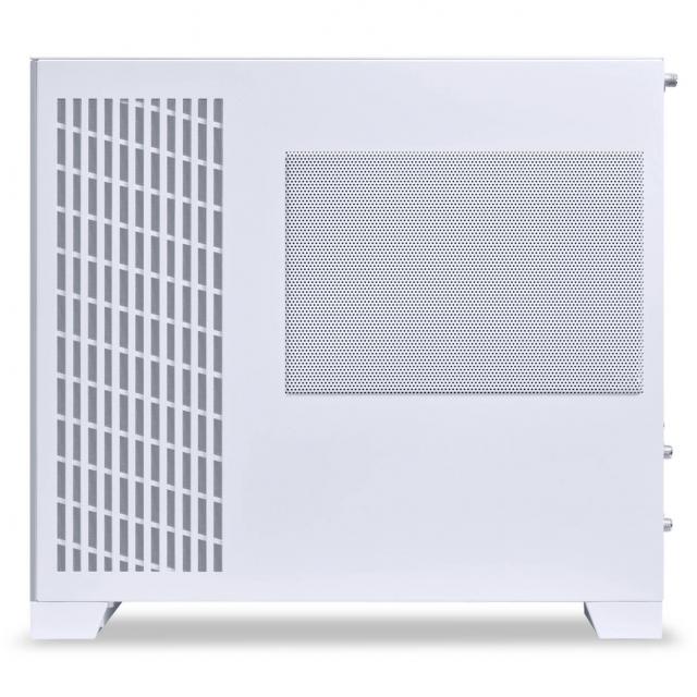 Кутия Lian Li O11 Dynamic Mini V2 Flow + 5 Вентилатора, Mini-Tower - White 