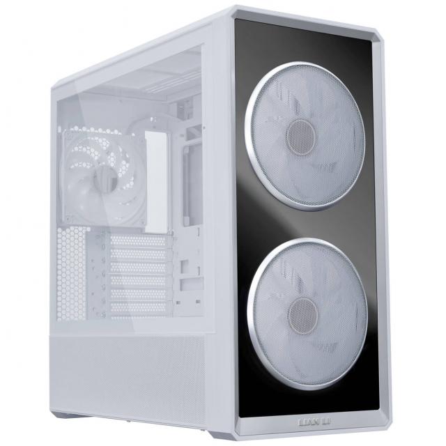 Кутия Lian Li LANCOOL 217 INF RGB Mid-Tower, Tempered Glass - White 