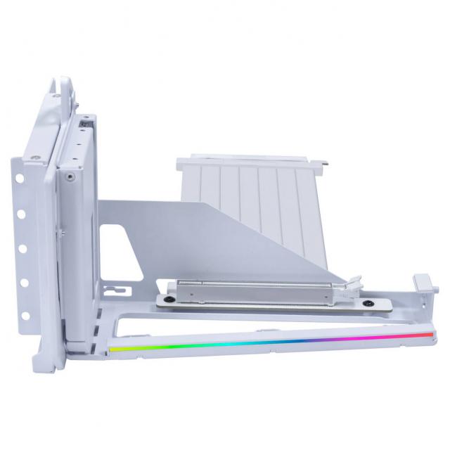 Lian Li Vertical GPU Mounting Kit VG4-5-V4 with PCIe 5.0 Riser Cable - White 
