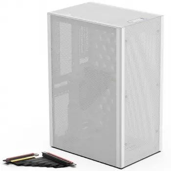 Ssupd Meshlicious Full Mesh PCIE 4.0 Edition Mini-ITX Case - White