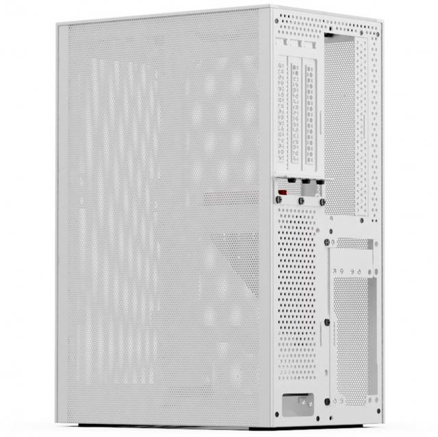 Кутия Ssupd Meshlicious Full Mesh PCIE 4.0 Edition Mini-ITX Case - White 