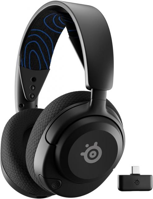 Геймърски безжични слушалки SteelSeries Arctis Nova 5P Черно 