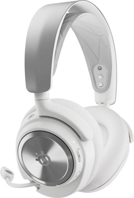 Геймърски слушалки SteelSeries Arctis Nova Pro Wireless White 