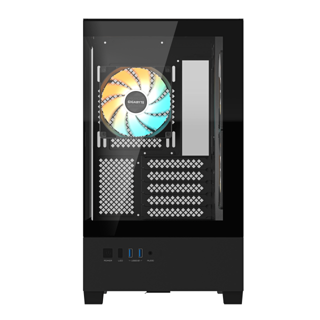 Case GIGABYTE C201 PANORAMIC mATX + 3 ARGB Fans 