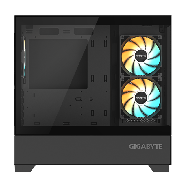 Case GIGABYTE C201 PANORAMIC mATX + 3 ARGB Fans 