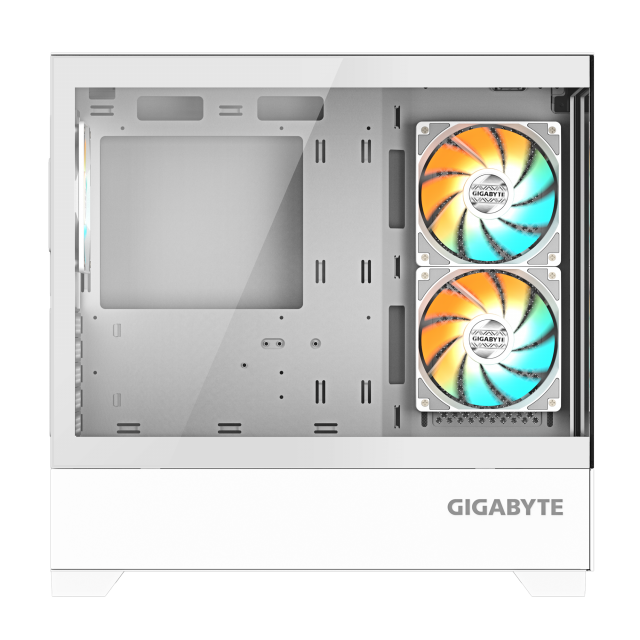 Case GIGABYTE C201 PANORAMIC ICE mATX + 3 ARGB Fans 