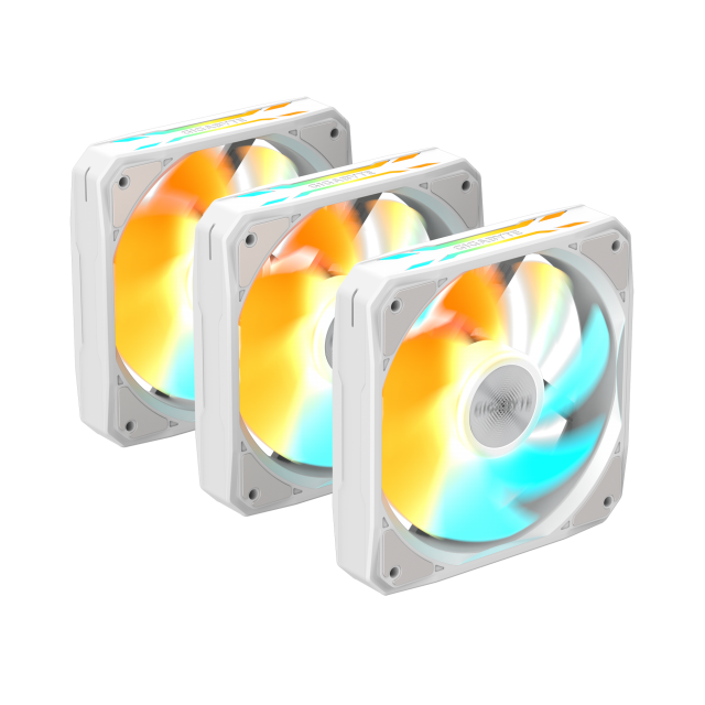 Triple Fans GIGABYTE AORUS EZ CHAIN 120 ICE 3-Pack ARGB 