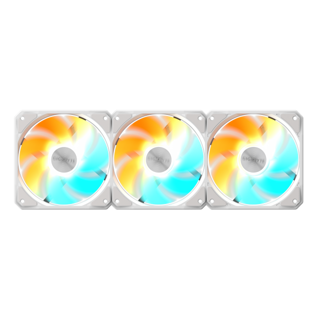 3-pack Fans GIGABYTE AORUS EZ CHAIN RVS FAN 120 ICE - 120x120x25mm ARGB 