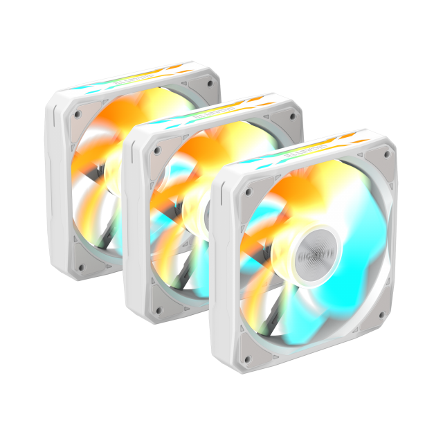3-pack Fans GIGABYTE AORUS EZ CHAIN RVS FAN 120 ICE - 120x120x25mm ARGB 