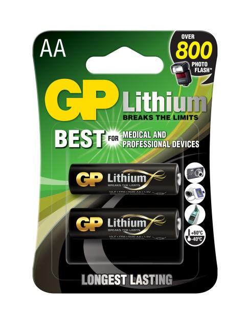 Lithium Battery CR6 AA 1,5V 2 pcs. in blister GP 