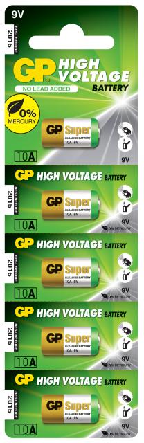 GP  A 10 Alkaline battery 9V remote /5br./pack price for 1 pc. / 