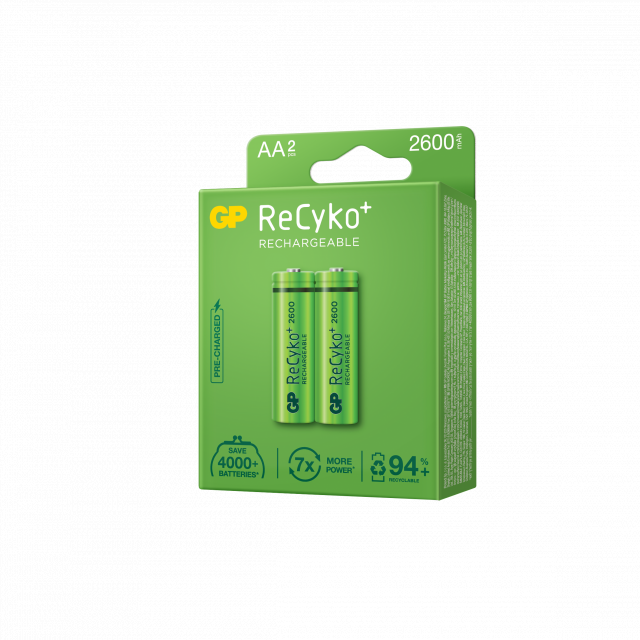 Акумулаторна Батерия GP  R6 AA 2600mAh NiMH 2 бр. 270AAHCE-EB2  GP 