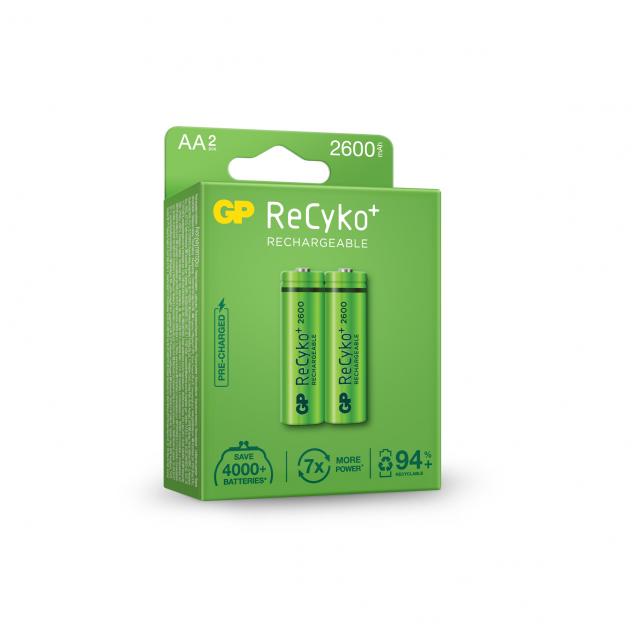 Акумулаторна Батерия GP  R6 AA 2600mAh NiMH 2 бр. 270AAHCE-EB2  GP 