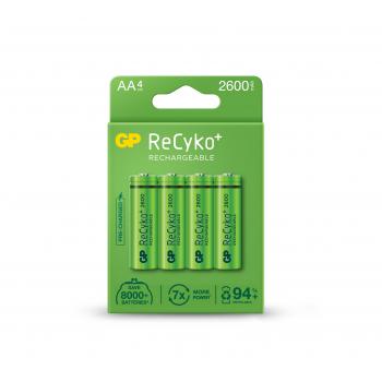 Rechargeable Battery GP R6 AA 2600mAh NiMH 4 бр. 270AAHCE-EB4 GP