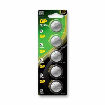 Lithium Button Battery GP CR2430 3V 5 pcs in blister /price for 1 battery/  GP