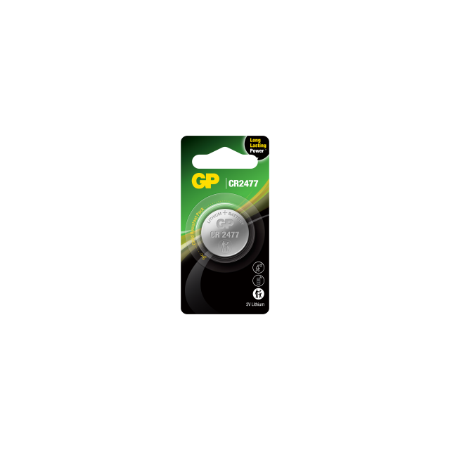 Button Battery Lithium CR-2477 3V  GP 