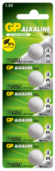 Alkaline Battery GP LR9 625A 1,5V for glucometers and remote controls 5 pcs in blister / price for 1 battery/