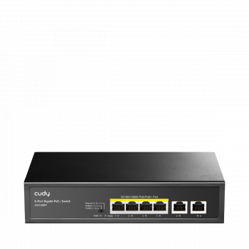 4-GbE PoE Switch with 2 Uplink GbE Cudy GS1006P