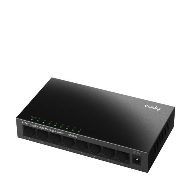 Switch Cudy GS108E, 8-Port Gigabit Easy-Managed Switch, CUDY Cloud APP 