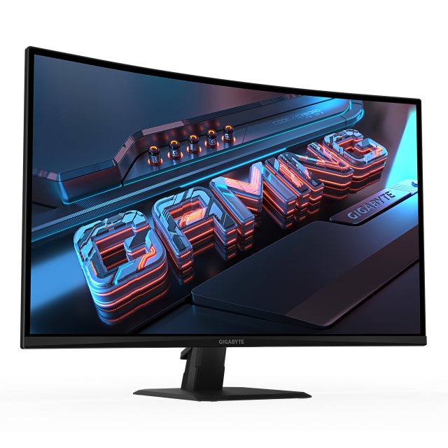 Gaming Monitor Gigabyte GS32QCA - 32" inch SS/VA 1500R, QHD (2560x1440), 180Hz, 1ms, HDR Ready 