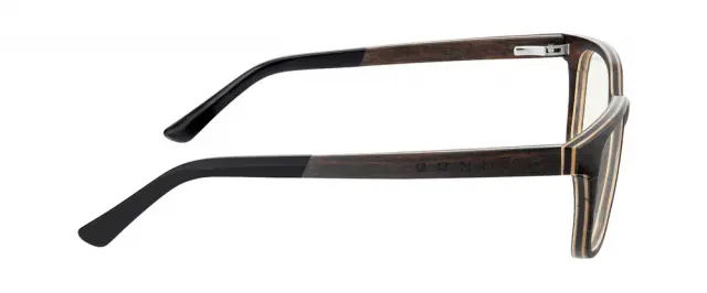 Компютърни очила GUNNAR Muir Ebony (wood), Clear Pro 