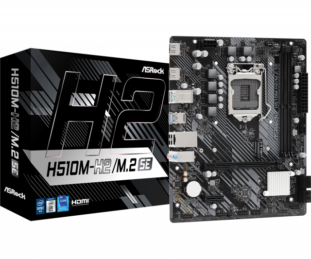 Motherboard ASRock H510M-H2/M.2 SE, LGA1200, DDR4, mATX 