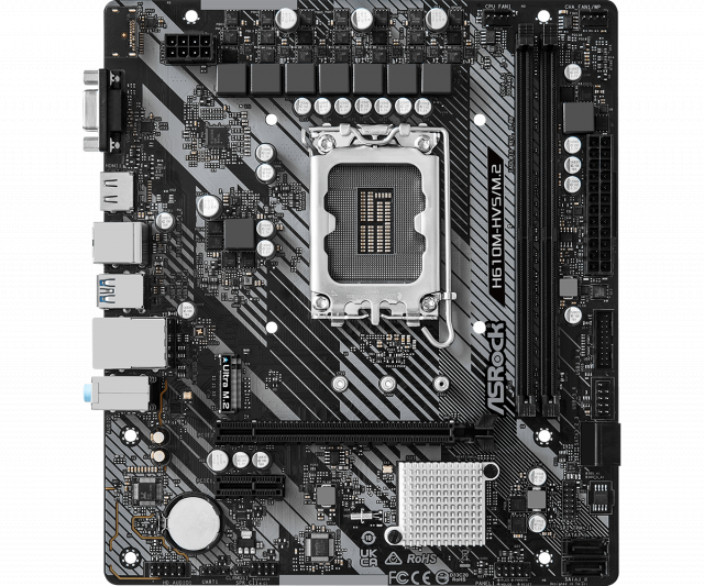 Motherboard ASRock H610M-HVS/M.2 R2.0, LGA1700, DDR4, mATX 