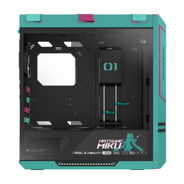 Кутия ASUS ROG Strix Helios II Hatsune Miku Edition E-ATX Mid-Tower 