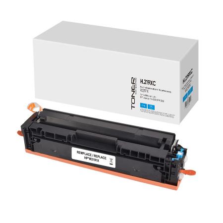 Toner cartridge compatible CYAN HP W2191X, HP 219X, HP Color LJ Pro MFP 3302, LJ Pro 3202, 2500k. Uprint 
