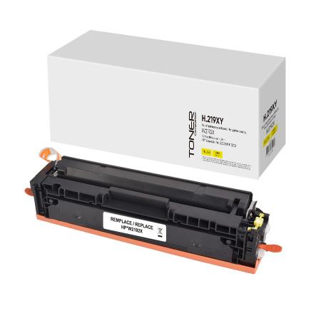 Toner cartridge compatible YELLOW HP W2192X, HP 219X, HP Color LJ Pro MFP 3302, LJ Pro 3202, 2500k. Uprint 