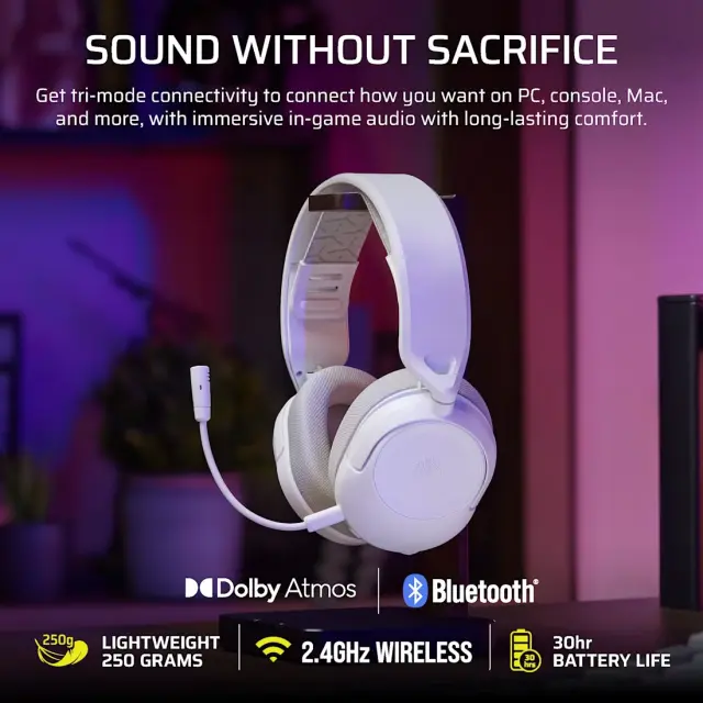 Wireless Gaming Headset Corsair HS35 v3 - White 