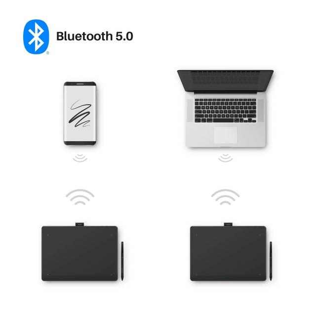 Графичен таблет HUION Inspiroy Frego М L610, Bluetooth 