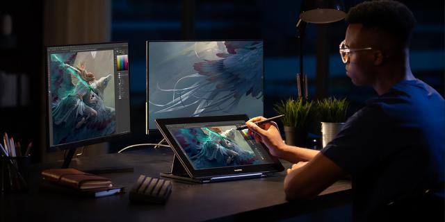 HUION /Huiyan/ Graphics Display Tablet Kamvas Pro 16 4K GT1562 
