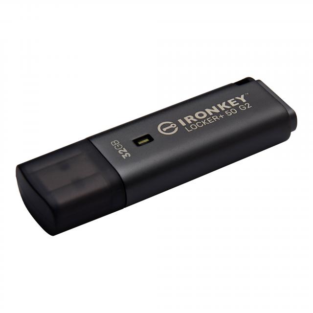 Flash Drive KINGSTON IronKey Locker+ 50 G2 - 32GB, XTS-AES 256-bit 