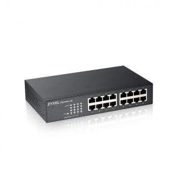 Switch ZYXEL GS1100-16, 16 ports, Gigabit, Rack-mount