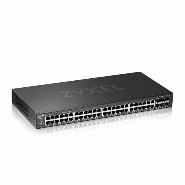 Switch ZyXEL GS-2220-50, 48-портов Layer2+, 44x Gb+ 4x Gbcombo (RJ45/SFP) + 2x Gb SFP, managed 