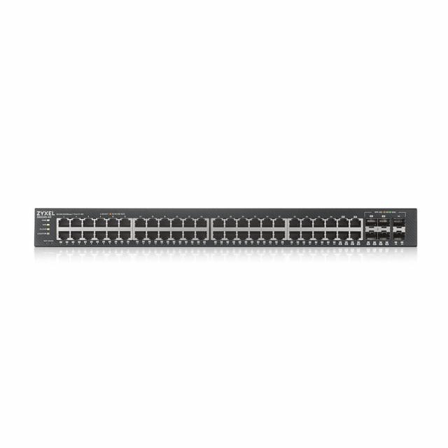 Switch ZyXEL GS-2220-50, 48-портов Layer2+, 44x Gb+ 4x Gbcombo (RJ45/SFP) + 2x Gb SFP, managed 