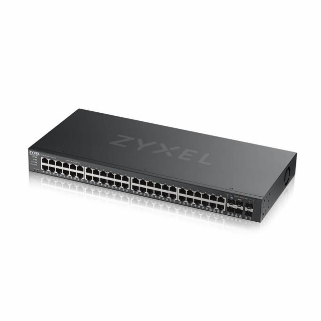 Switch ZyXEL GS-2220-50, 48-портов Layer2+, 44x Gb+ 4x Gbcombo (RJ45/SFP) + 2x Gb SFP, managed 