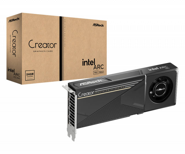 Видеокарта ASRock Intel ARC Pro B60 Creator 24GB 