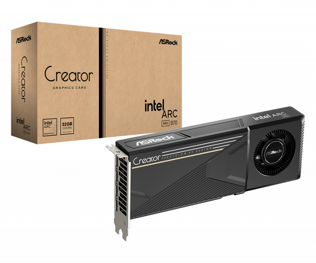 Graphic card ASRock Intel ARC Pro B70 Creator 32GB 