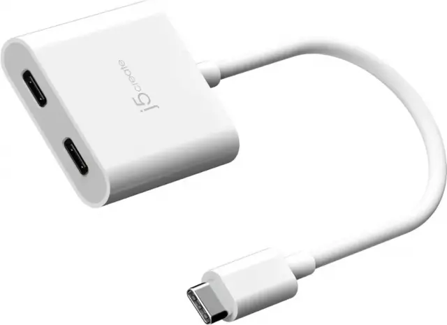 j5create USB-C® to Dual USB-C Adapter 