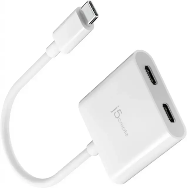 j5create USB-C® to Dual USB-C Adapter 