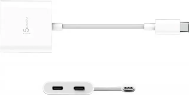 j5create USB-C® to Dual USB-C Adapter 