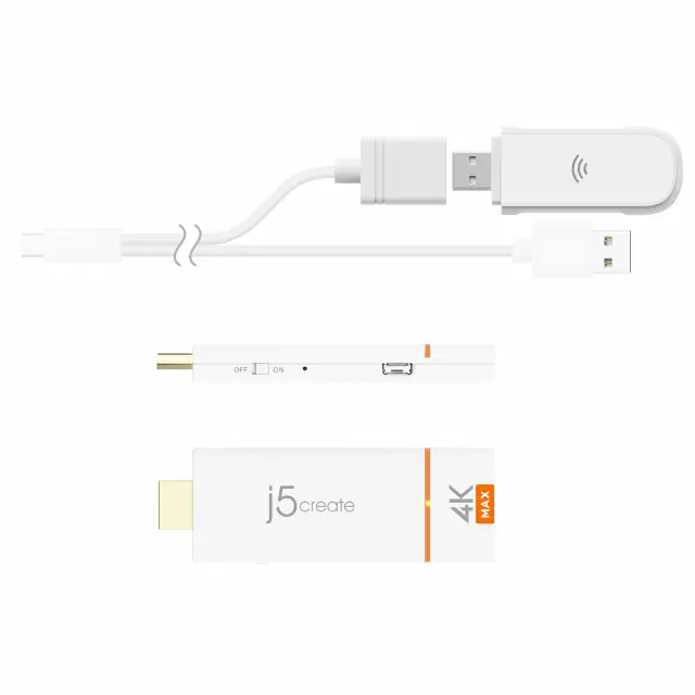 j5 create JVAW76 MAX Adapter, ScreenCast 4K, HDMI 