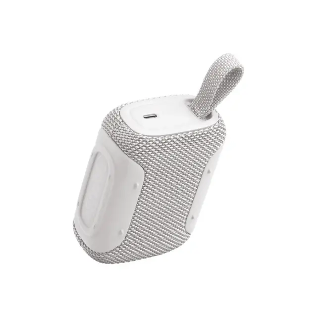 Bluetooth speaker JBL GO 5 White 4.8 W, battery up to 8 hours, USB TYPE-C charger 